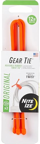 Vista 11 de Nite IZE Gear Tie Original Paquete de 2 Fabricado en EE.UU