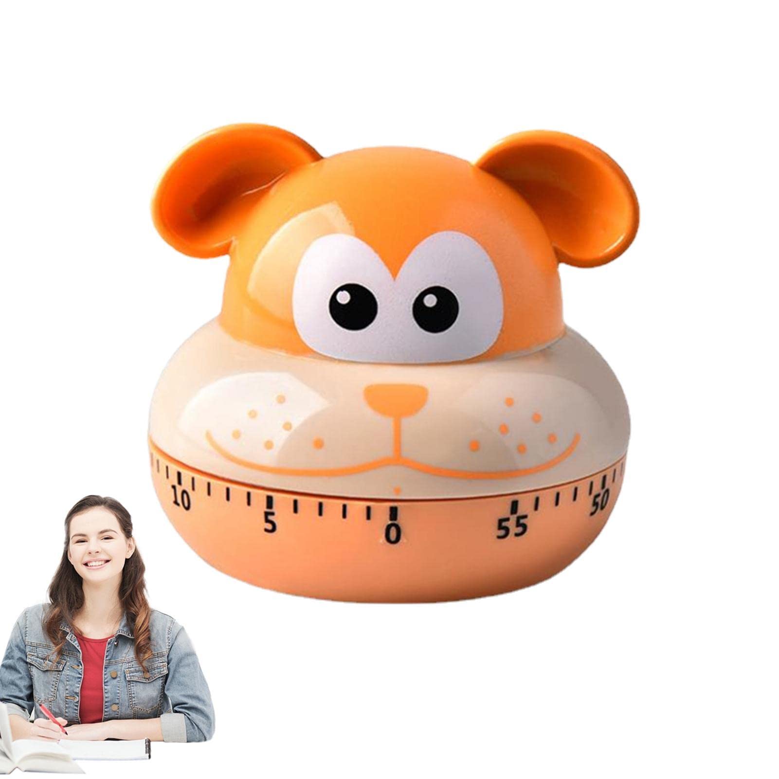 Timer da cucina meccanico con base timer di cottura manuale 60 minuti conto alla rovescia orologio promemoria gestione tempi