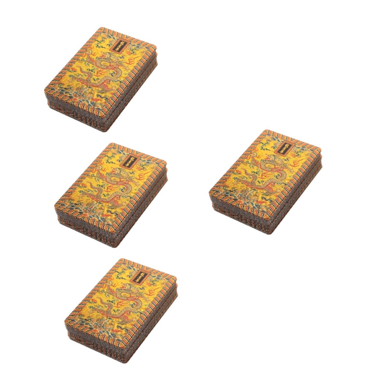 VICASKY 4confezioni Plated Poker Cards Gioco Da Tavolo Per Feste Carte Da Gioco Di Alta Qualità Per Intrattenimento e Per Adulti e Appassionati Di Poker
