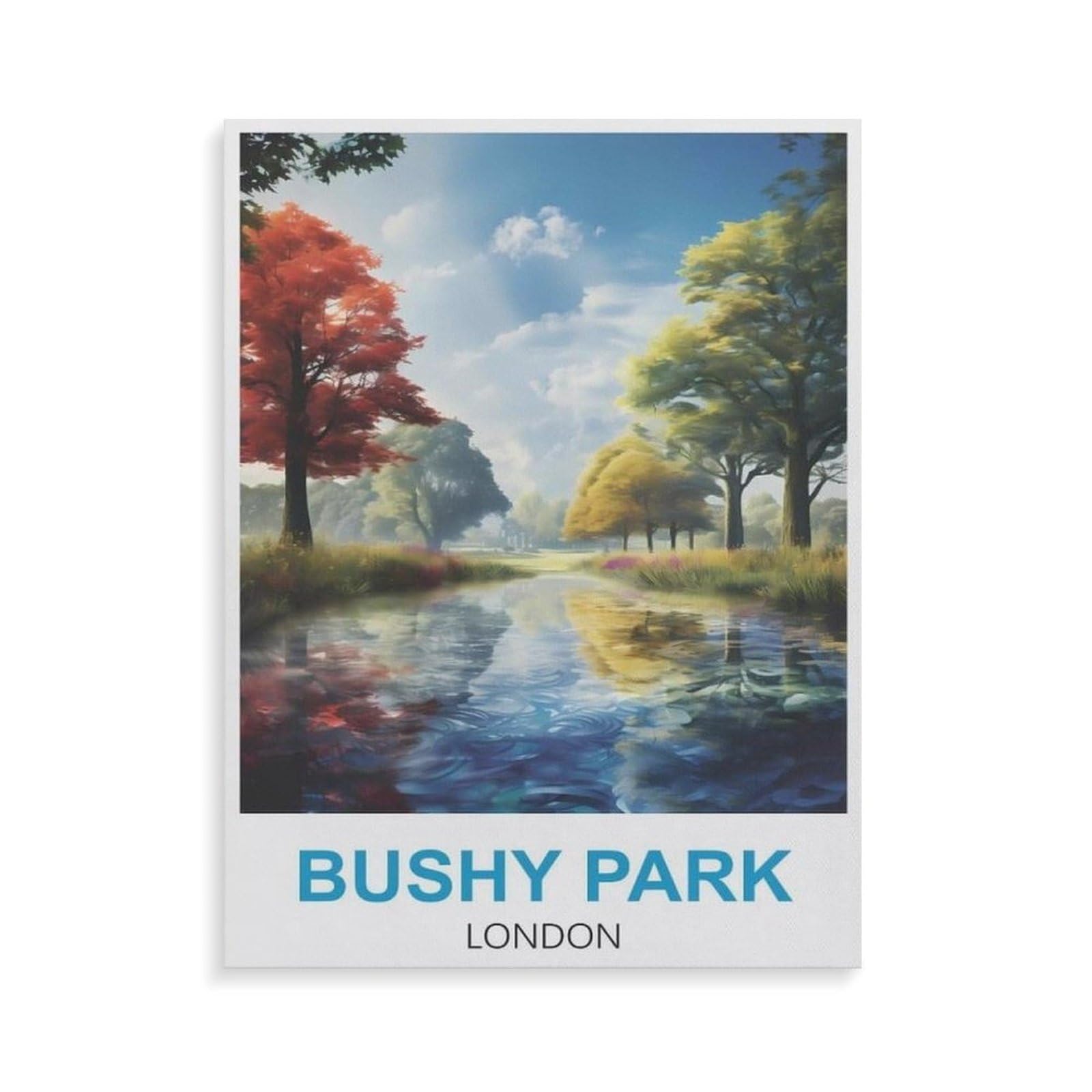 Bushy Park London，Jigsaws Puzzles 1000 Pieces Teens Kids Jigsaw Entertainment Toys Brain Challenge Puzzle（50x70cm）-GY51