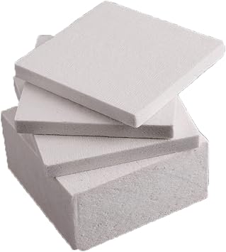 6pc Lightweight High Temperature Resistant Fireproof Ceramic Fiber Insulation Board 300x200x5mm