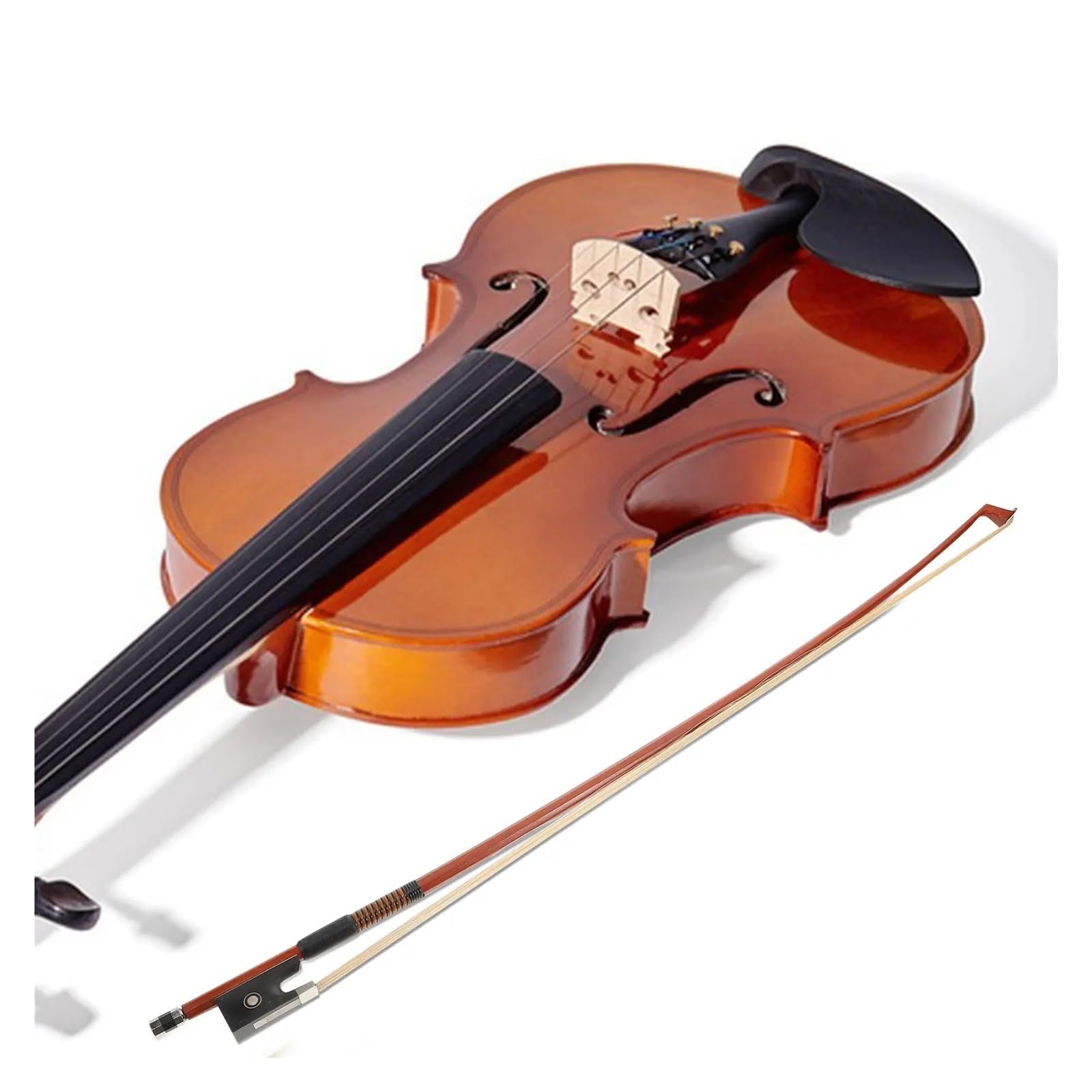 Arco for violino in legno Crine di cavallo naturale Oxford Silk Grip Arco for principianti for spettacoli orchestrali scolastici Studenti avanzati