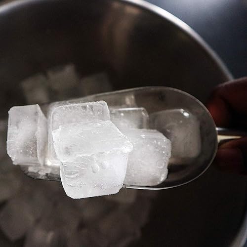 Miniatura 6 de Cucharas de medición de acero inoxidable Beuya, 4 unidades, 4 onzas, cucharas pequeñas para hielo, azúcar, granos de mentón, arroz, harina,