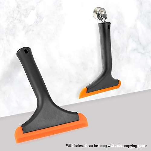 Miniatura 6 de Gomake Escobilla de ducha pequeña de silicona para ventana, escobilla de agua automática para puerta de cristal de ducha, parabrisas de automóvil,