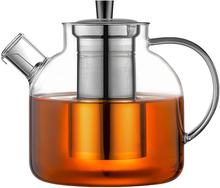 1500ml(50oz) Glass Teapot with Removable Infuser