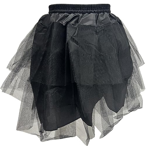 Little Big Girl’s Half Slip Hoopless Petticoat Crinoline with 3 Layers Tutu Skirt2