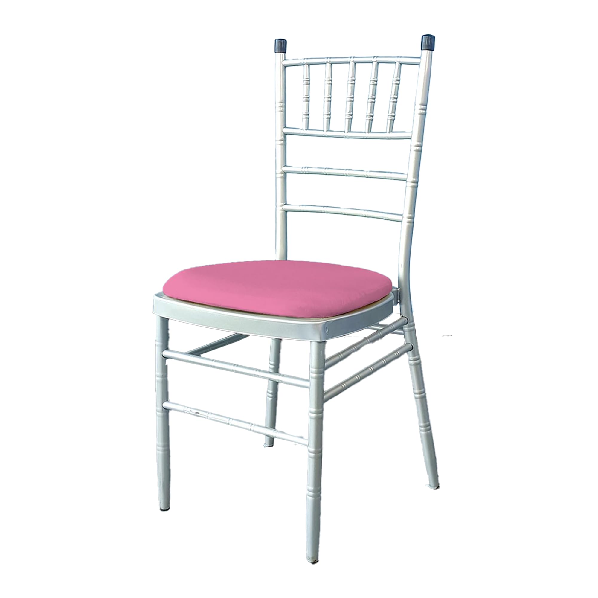 Event Decor Shop Rose Pink Spandex Dining Chair Seat Cushion Cover, 20pcs