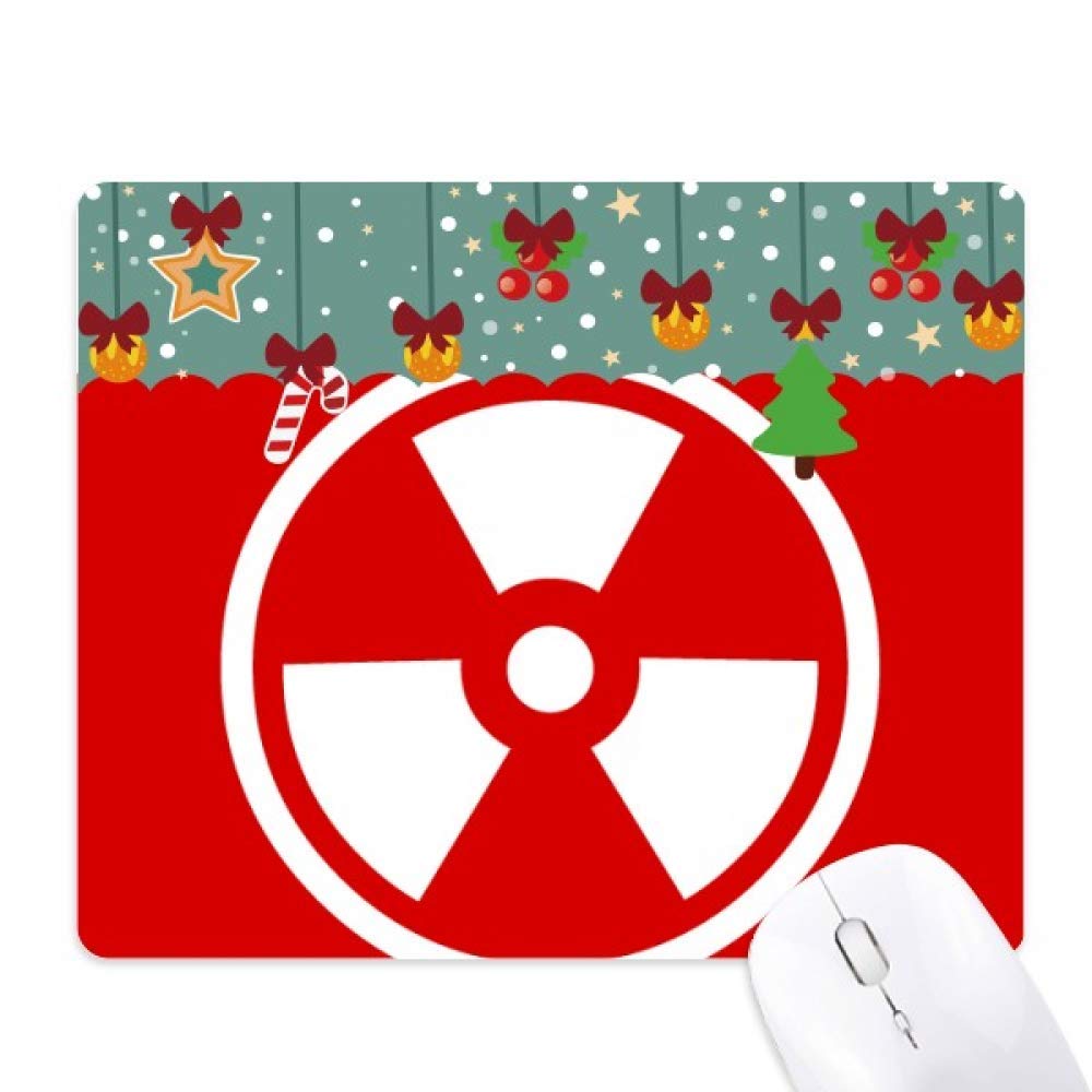 Mouse pad de ionización, el regalo de Navidad perfecto: alfombrilla cuadrada roja de goma 5