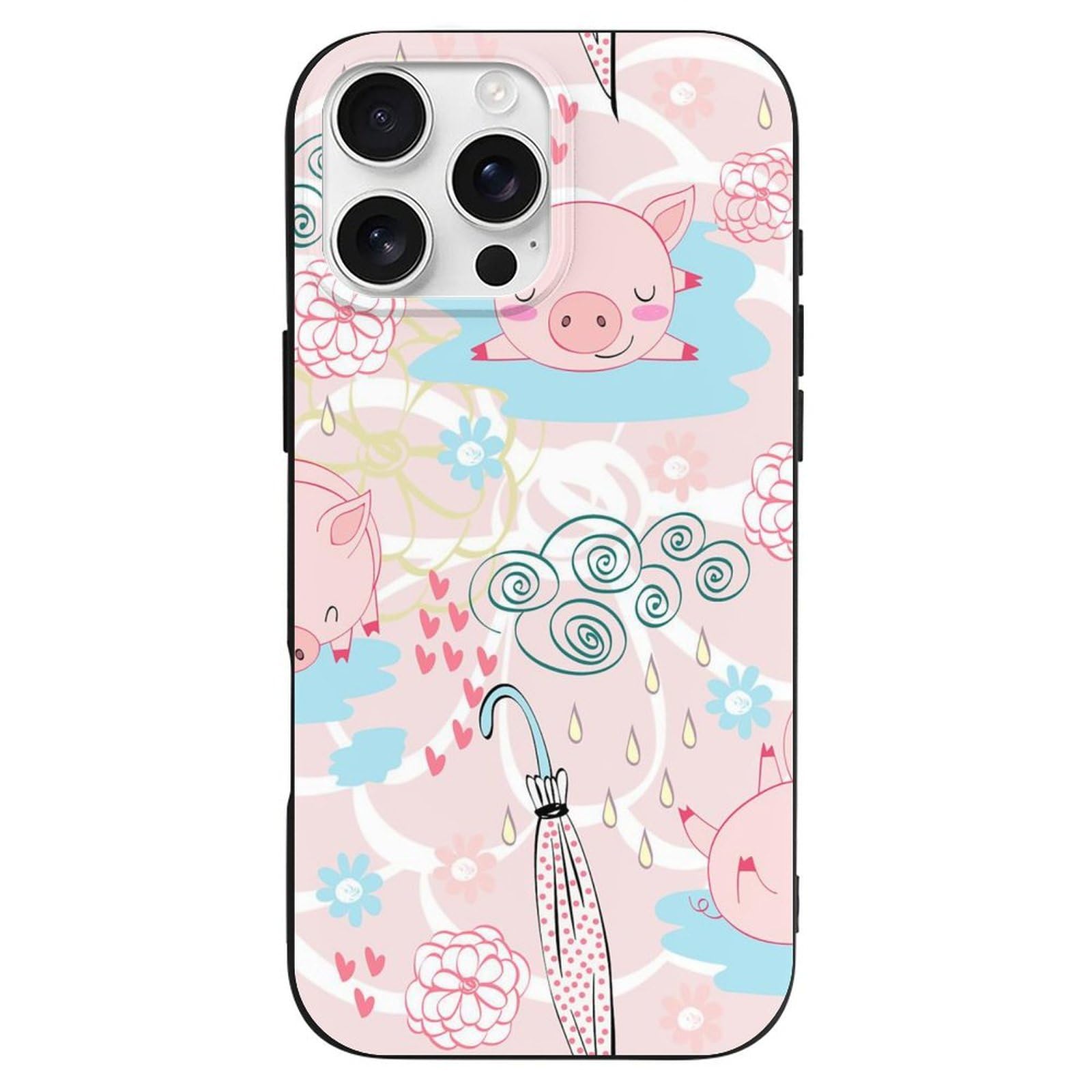 Amazon.co.jp: iPhone 16 Pro Max ケース/カバー 可愛い 豚柄