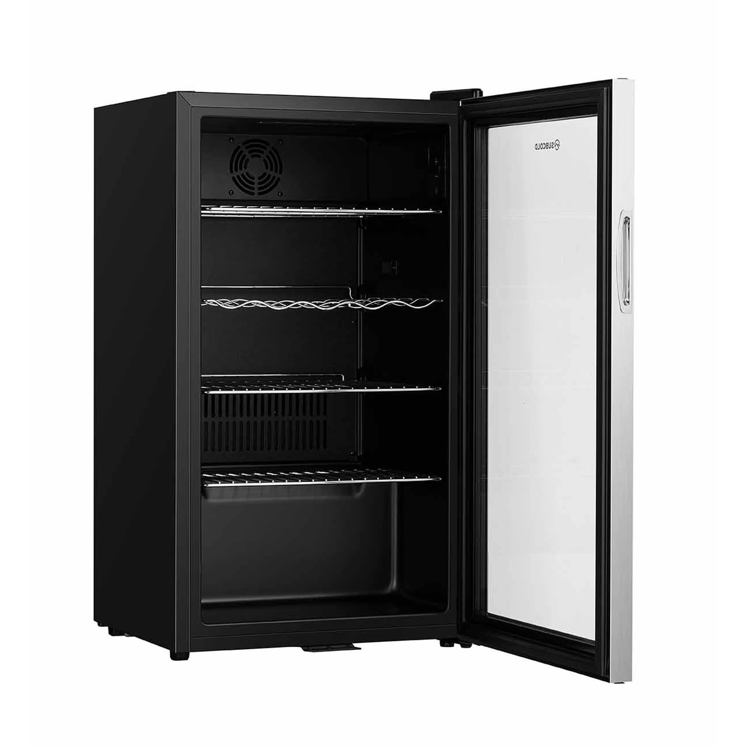 Subcold Super85 LED - Under-Counter Fridge | 85L Beer, Wine & Drinks Fridge | LED Light + Lock and Key | Energy Efficient (Stainless Steel, 85L) — view 4