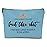 Funny Gifts for Strong Women - Retirement & Birthday Ideas, Cool Gifts for Coworkers & Hostess, Inspirational Cosmetic Bag with Makeup Travel Accessories