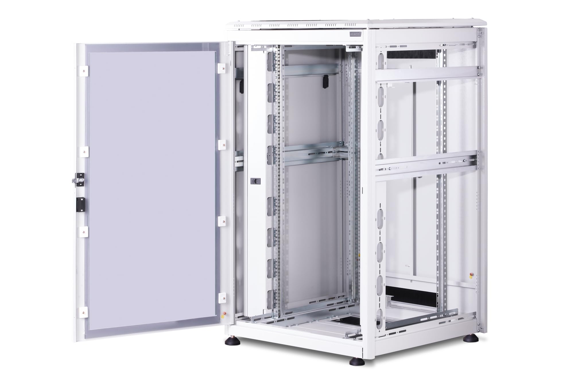 DIGITUS Armoire réseau - Rack 19 pouces - 26U - 80 x 80 cm - Charge admissible 1200 kg - Profondeur utile 74,3 cm - Série Unique - Gris