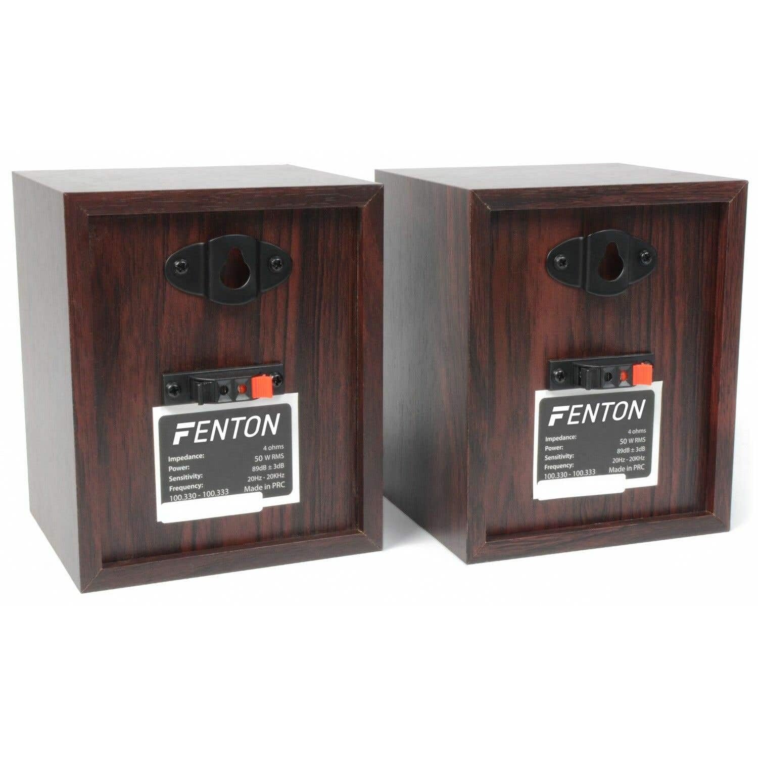 Fenton HF5W Home Cinema 5.0 - Noce 335 Watt, Confezione da 5 altoparlanti Home Cinema, ideale per film e musica