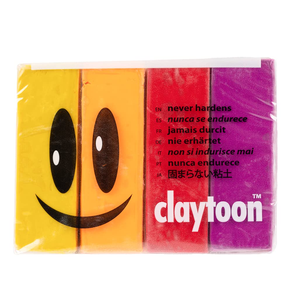 Buy OilBased Modeling Clay 1 lb Set (Four 4oz Bars) 4 Assorted