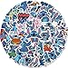 PMSMT Stitch Cute Cartoon Stickers para Laptop Equipaje Bicicleta Teléfono Funda Skateboard Pad Impermeable Niños Calcomanía 50pcs / Lilo