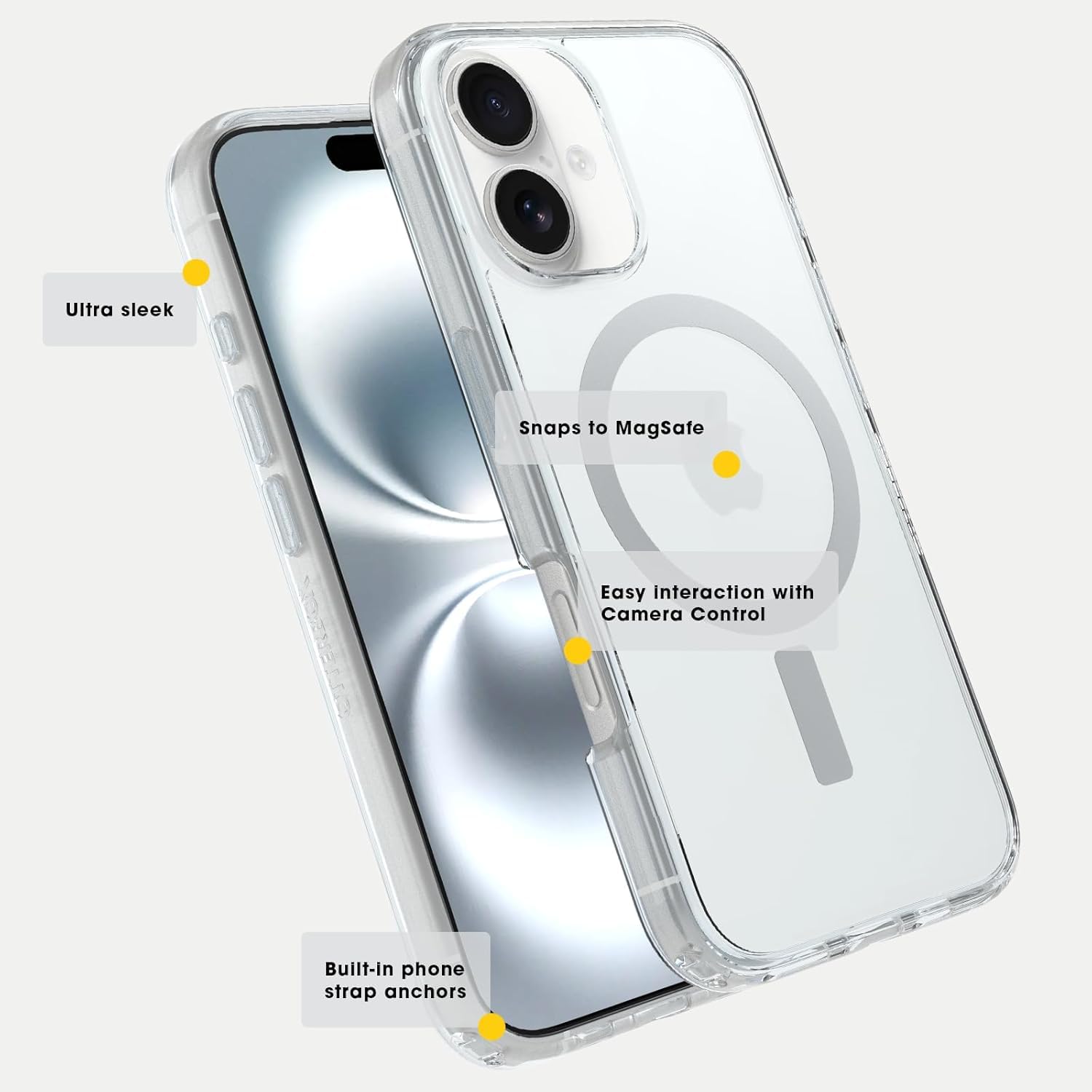 Amazon.com: OtterBox iPhone 16 Pro Max (Only) - Symmetry Clear
