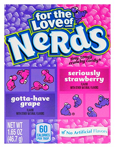 NERDS STRAWBERRY & GRAPE 46.7G - AMERICAN CANDY - 6 PACKS