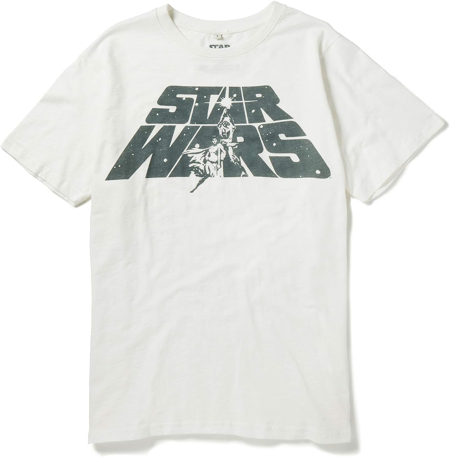 Recovered Star Wars Original Logo White T-Shirt