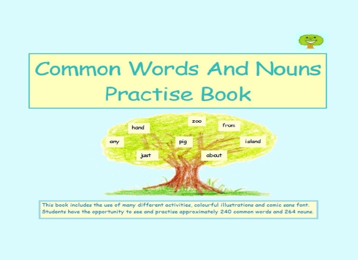 Common Words And Nouns Practise Book