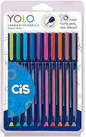 Caneta Esferográfica - CIS YOLO - Estojo com 10 unidades