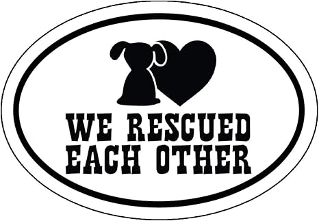 Rescue dog bumper stickers Clearance