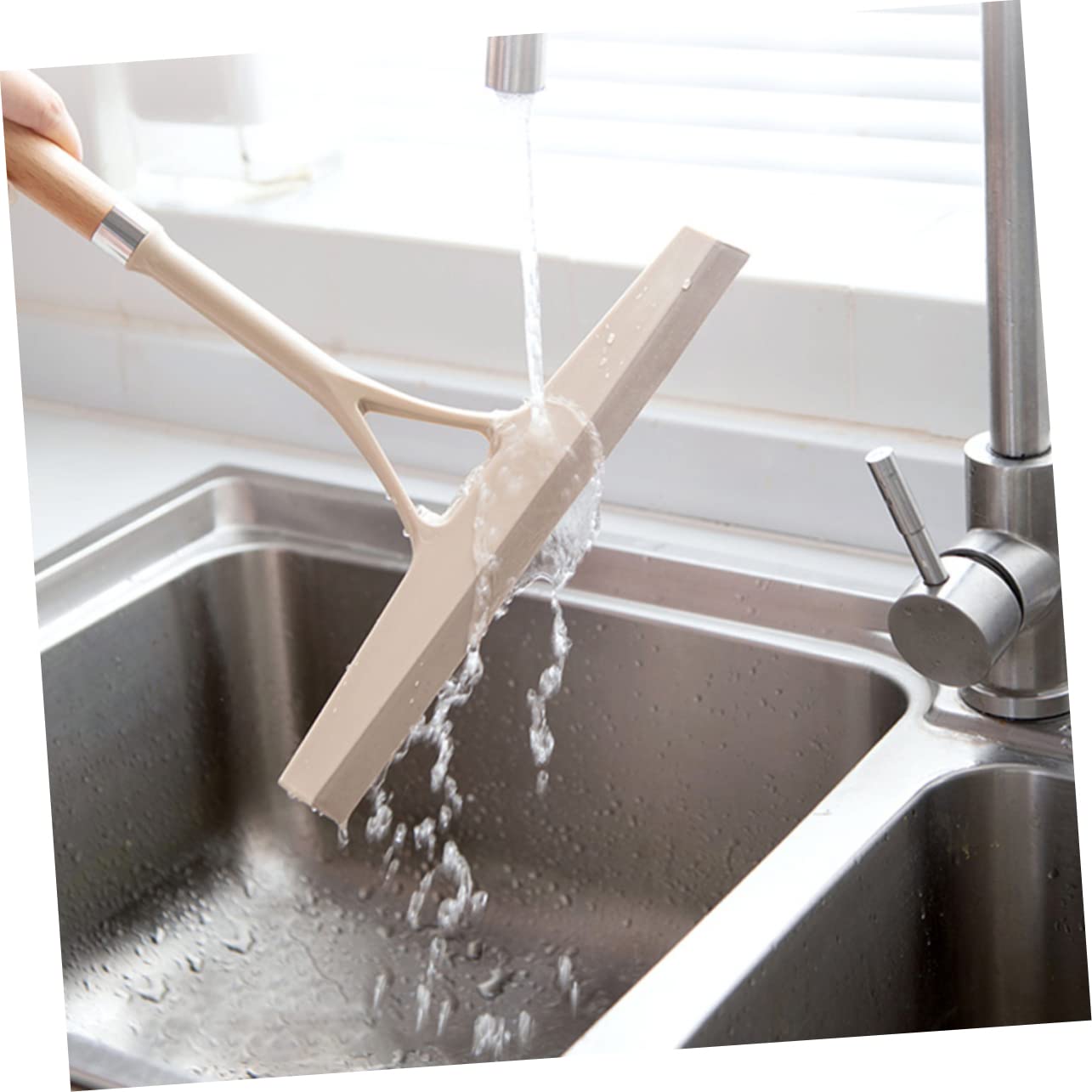 SHERCHPRY 2 Pezzi Tergivetro per e Superfici Lisce Strumento Versatile per Bagno Cucina e Auto Antiscivolo per Maggiore Comfort e Durabilità