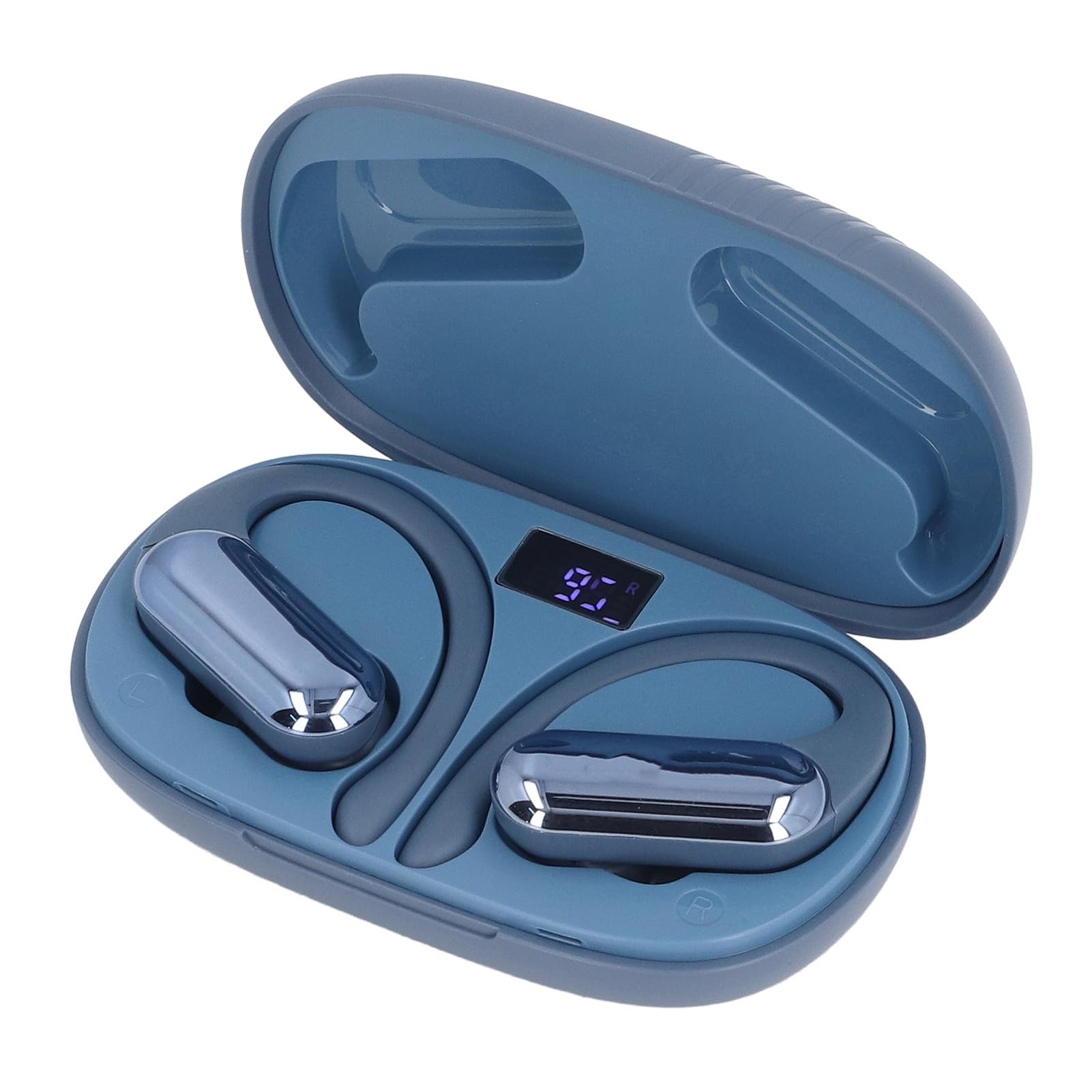 CHICIRIS Écouteurs Bluetooth, 40H D'autonomie, Conduction Aérienne (Blue)