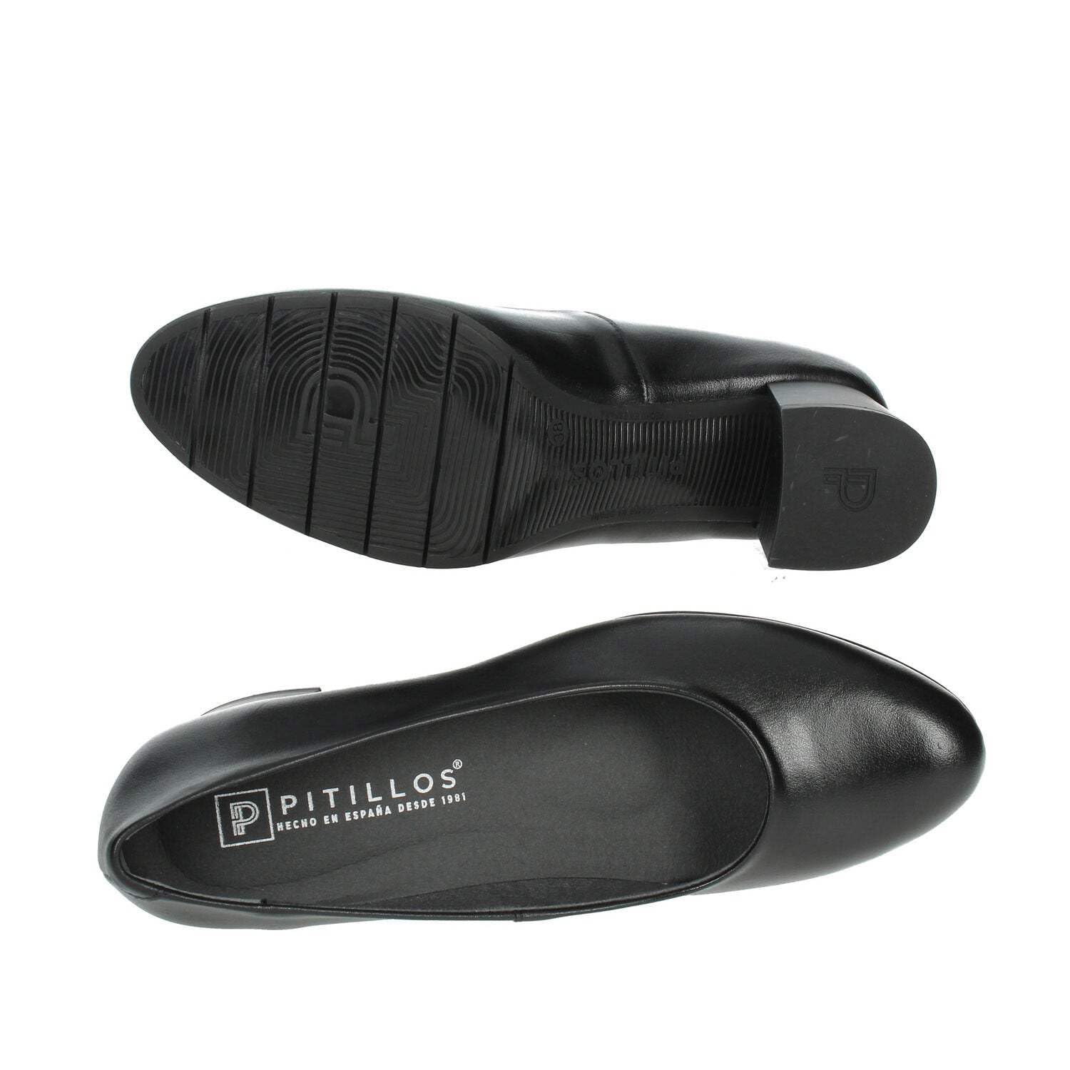PITILLOS Salones Piel Tacón Sport Mujer 2563
