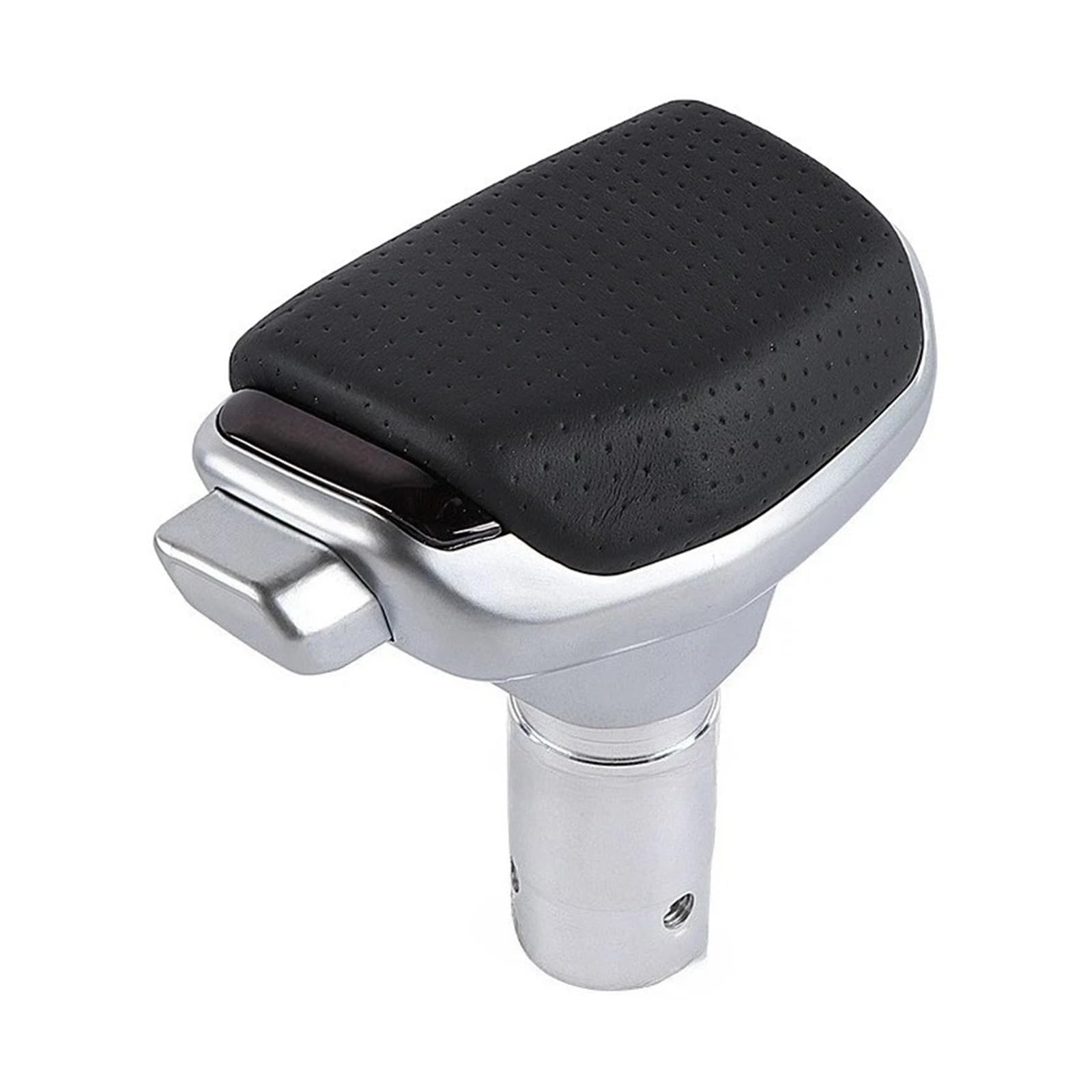 Jxewmtmc for Kia K3 K4 K5 K7 for Sportage for Optima for Sorento Carbon Fiber Texture Automatic Shift Knob Shifter Gear Stick Gear Stick Shift Cover(Perforated Leather)