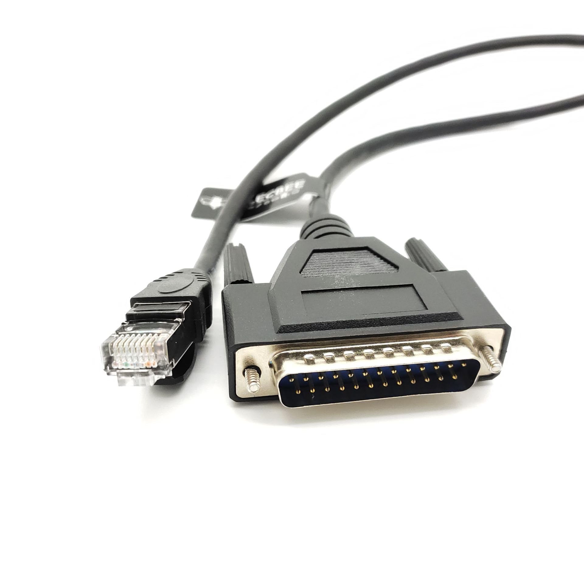 Câble de console modem Ethernet mâle DB25 mâle vers RJ45 1M