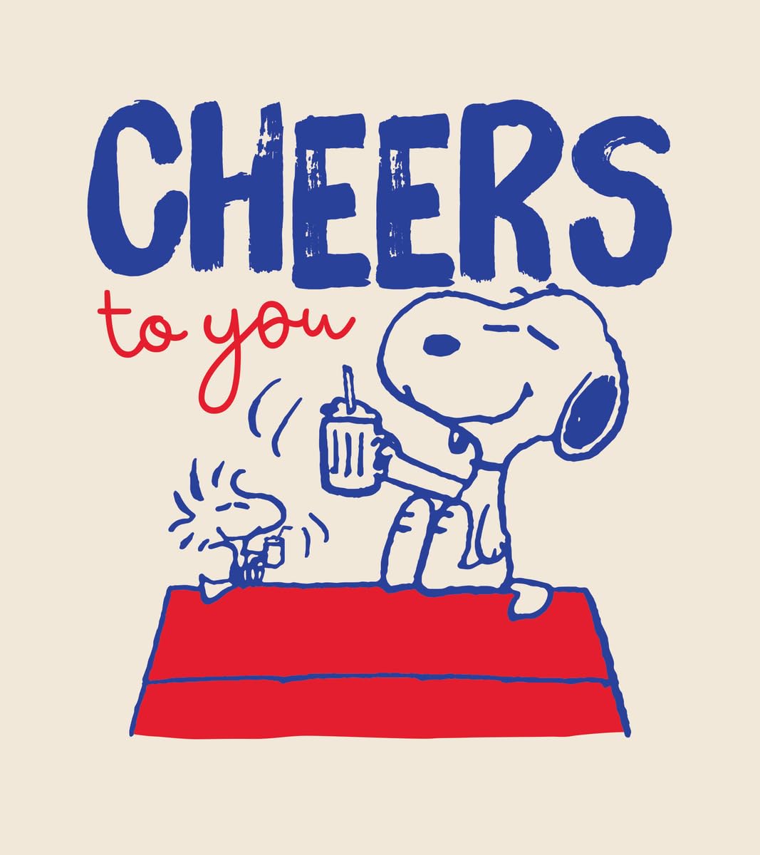Peanuts Birthday Card, Snoopy Celebration Card for Friends, Family, Him, Her