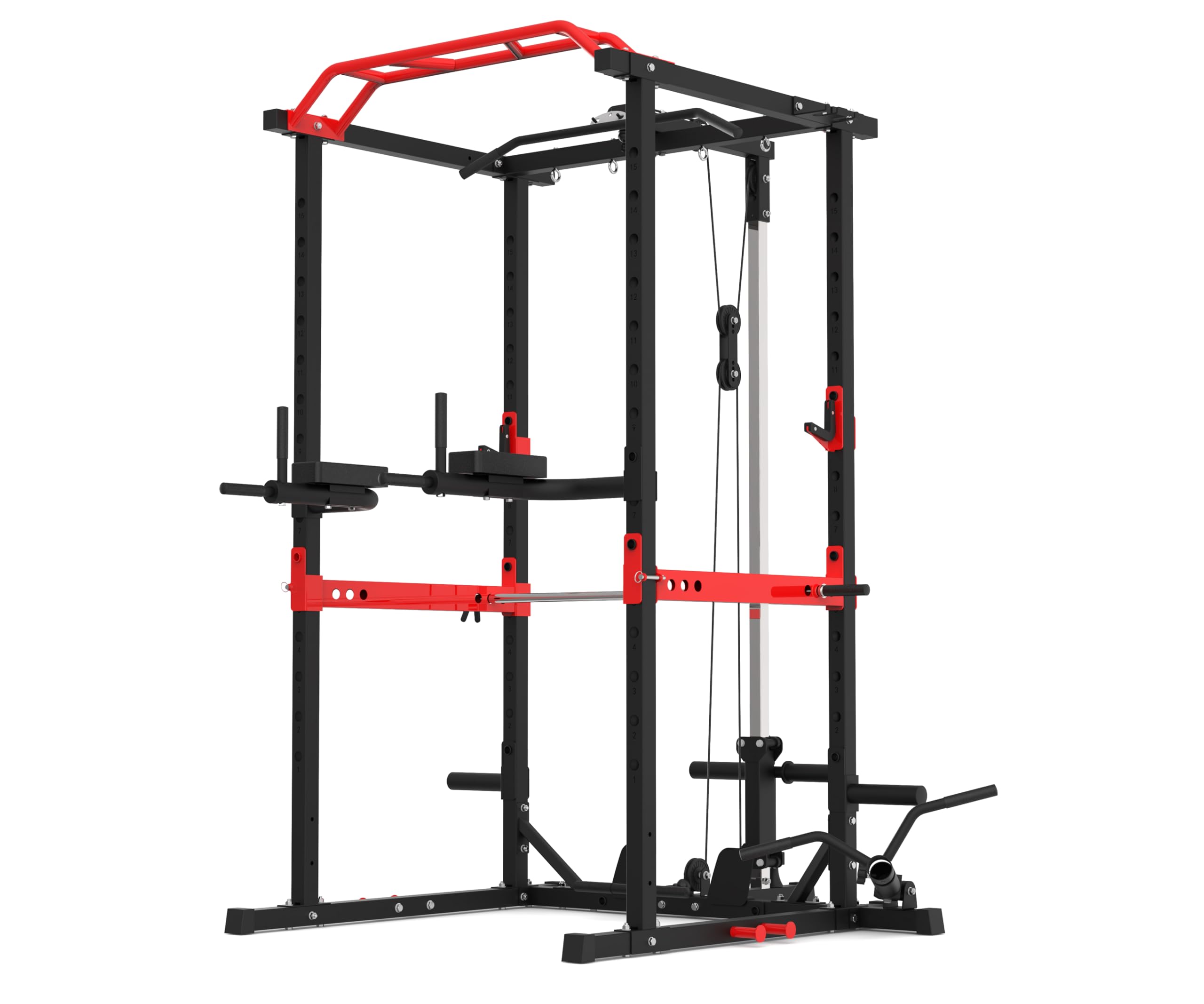 38/o Finance Goplus Power Rack Heavy Duty Adjustable Power Cage
