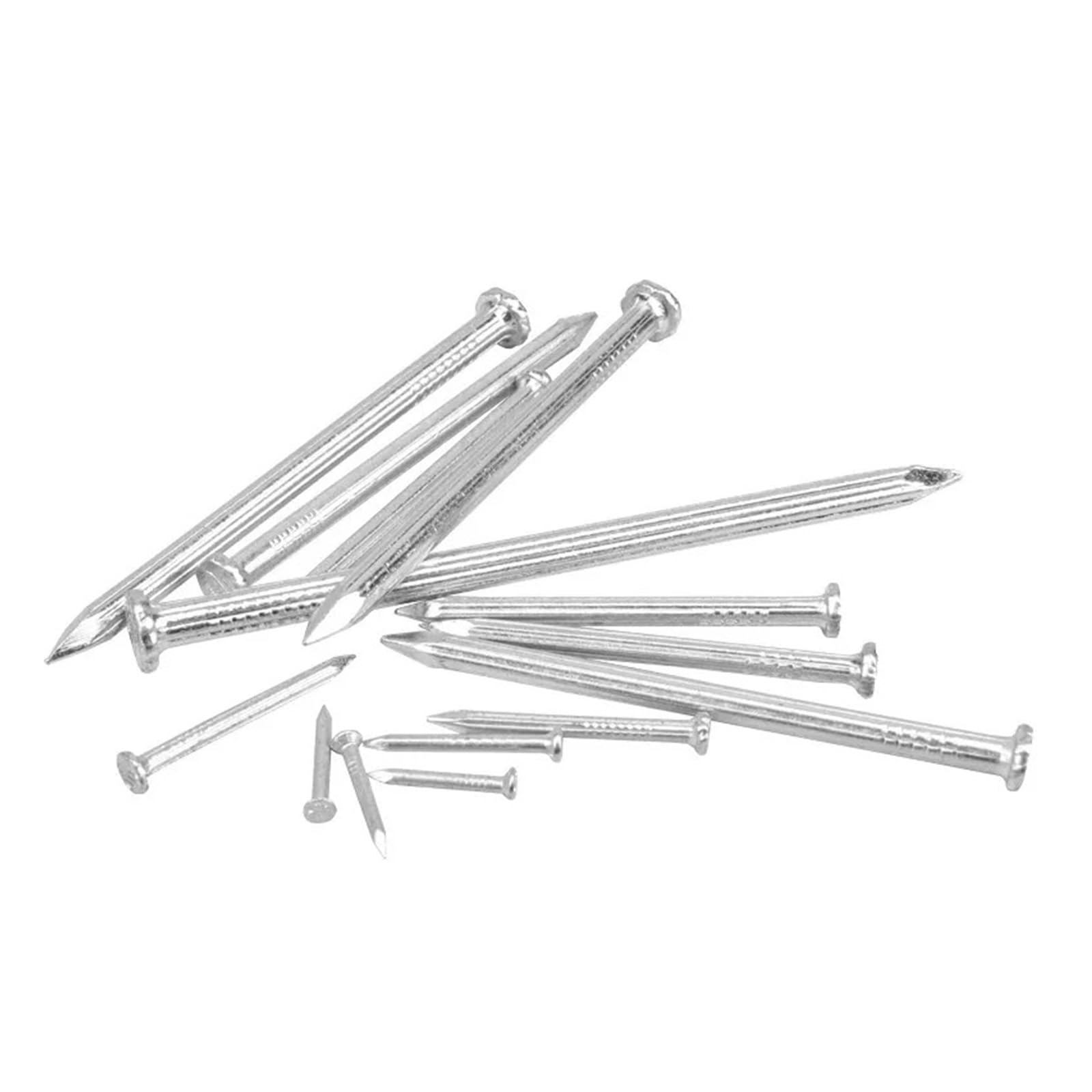 Dyyeuavt One Color High Strength Steel Tiling Cement Nail 16-50Mm Round Concrete Nailsl Picture Hanging Hooks Woodworking Hardware Fasteners(30Mm)