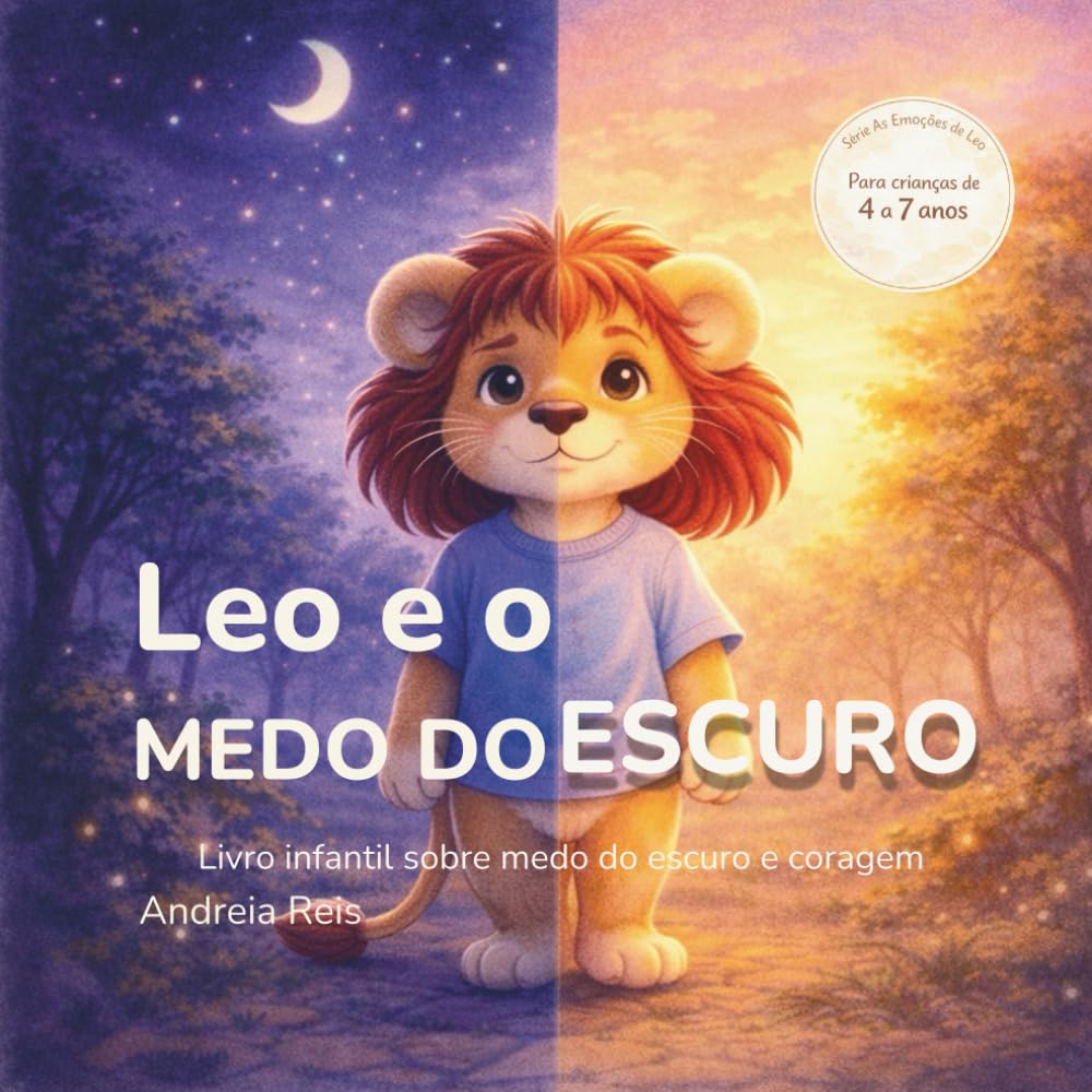 Leo e o Medo do Escuro: Livro infantil sobre medo do escuro e coragem (As Emoções de Leo)