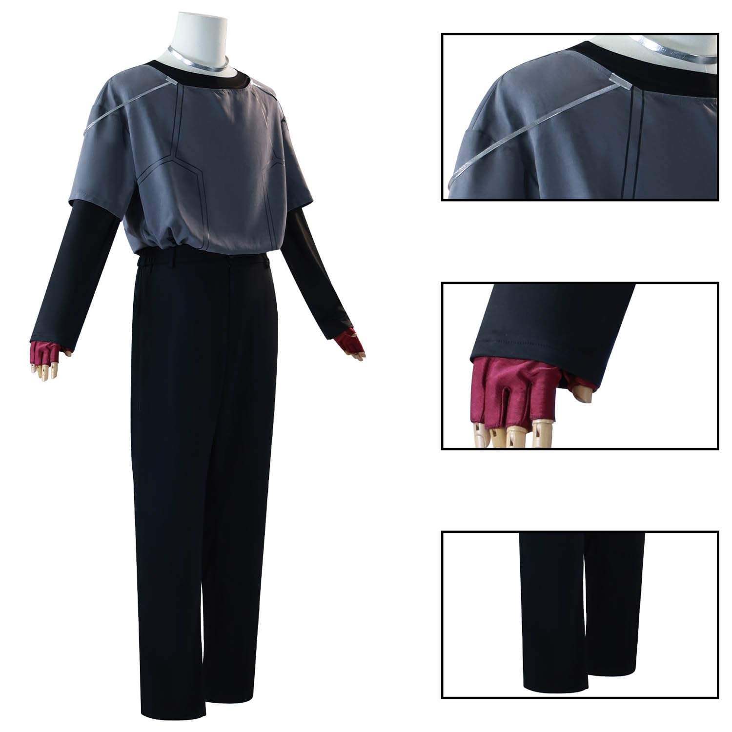 Anime Personnage Till Cosplay Costume Tenue Alien Stage Mizi Hyuna Luka Jeu de Rôle Uniforme Ensemble Complet Halloween Fête Carnaval Habiller avec Perruque pour Hommes