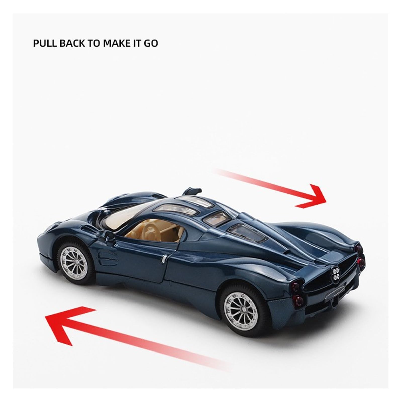 Modellino Pressofuso Auto in Scala 1:32 per Pagani per Utopia Collezione di Modellini di Auto in Lega Metallica Pressofusa
