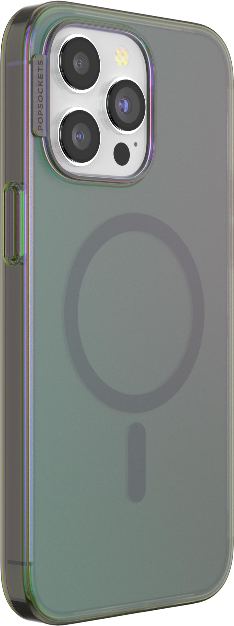 PopSockets iPhone 15 Pro Max Hülle kompatibel mit MagSafe, Handyhülle für iPhone 15 Pro Max, kabellos aufladbar, nur Hülle - Nightshade – Ansicht 2