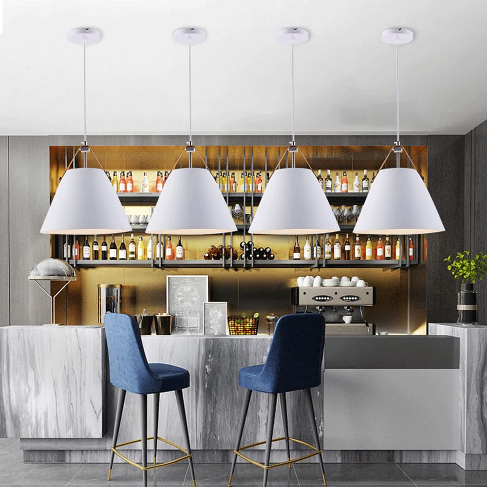RCIDOS Luces Colgantes Minimalistas Elegantes Araña Estilo Nórdico Creativo Lámpara Suspensión Hueca Ajustable Accesorio Iluminación De Metal De Un Solo Cabezal E27 para Cocina, Cafetería Rústica