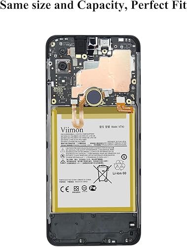 Miniatura 4 de Kits de repuesto de batería para Moto G Pure 2021 compatibles con Moto G Pure 2021 Modelo XT2163-4 con kits de herramientas de reparación