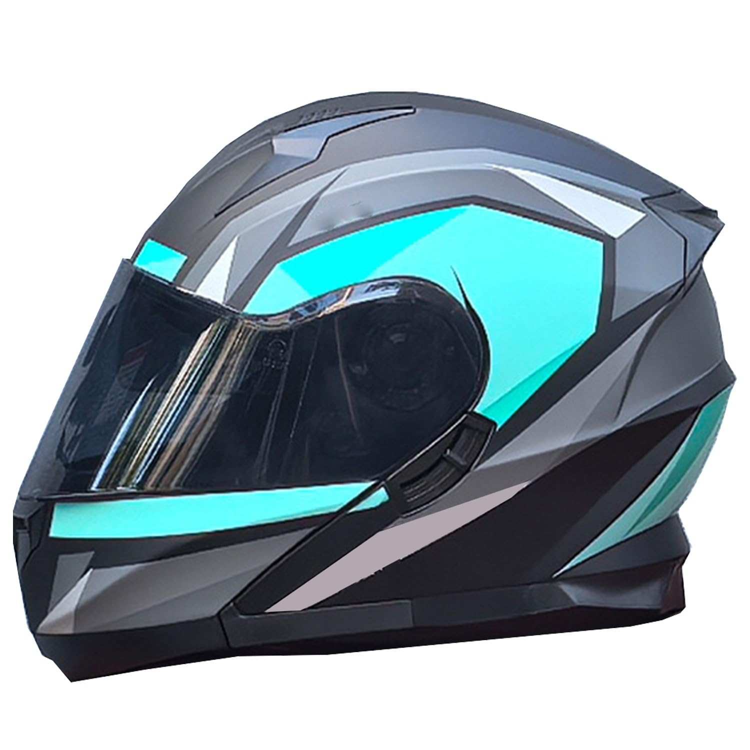 Casco De Moto Modular Casco Abatible Integrado ECEDOT Homologado Casco Modulares Integrales Casco Scooter Motocicleta con Doble Visera Hombres Y Mujeres Adultos