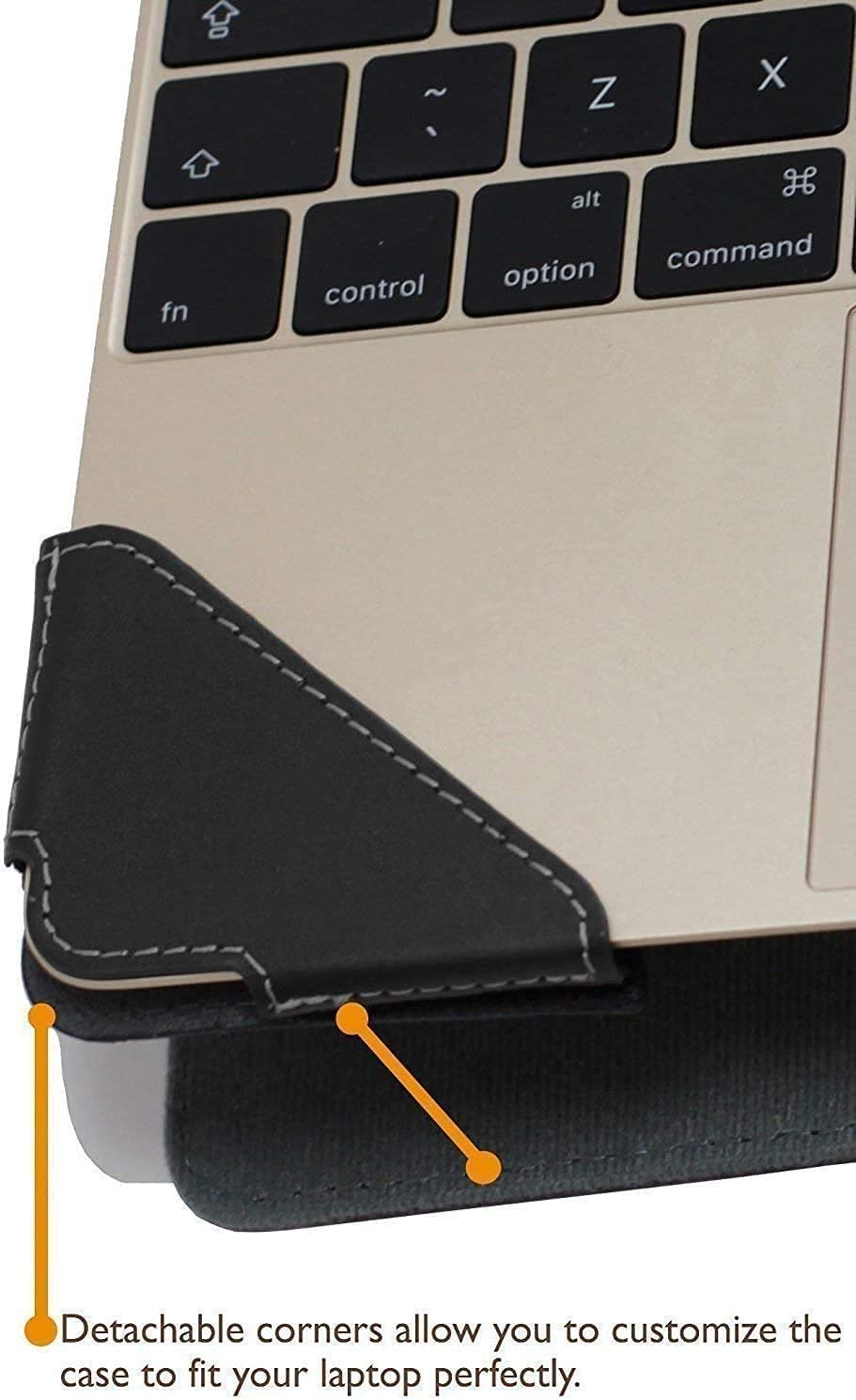 Seria profili - czarne skórzane etui na laptopa - kompatybilne z mobiln? stacj? robocz? HP ZBook Fury 15 G7 15,6" 4K UHD