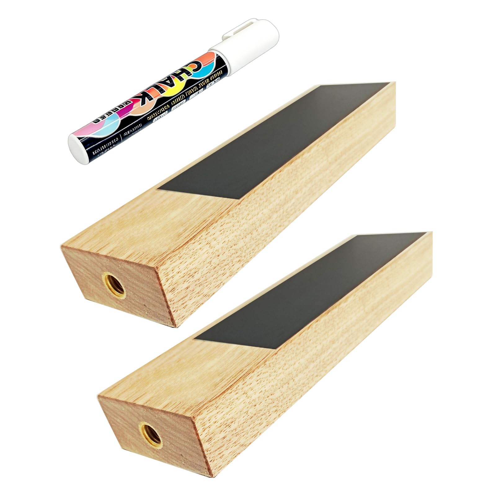jiingekk Wooden Chalkboard Tap Handle Keg Faucet for Kegerators Fit Brewery Restaurant Wedding Home Brewing Decor Tap