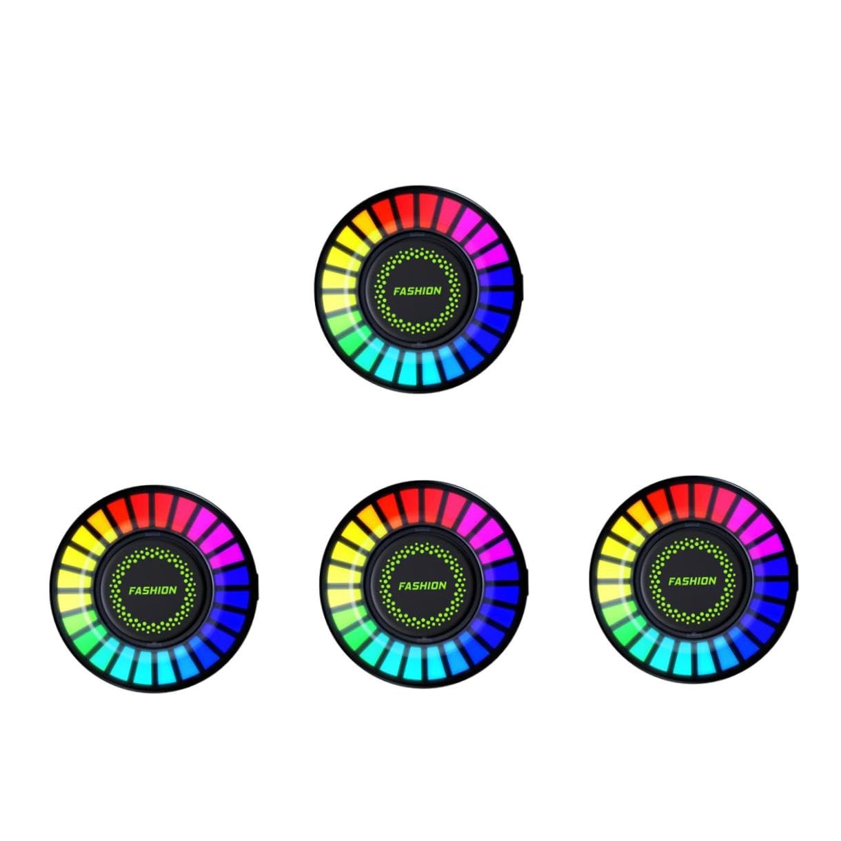 Alipis 4 Pezzi Diffusore Fragranza per Auto con Luce Atmosferica LED Rgb Clip per Modi Illuminazione Accessorio Pratico per Auto e per Amici e Famiglia