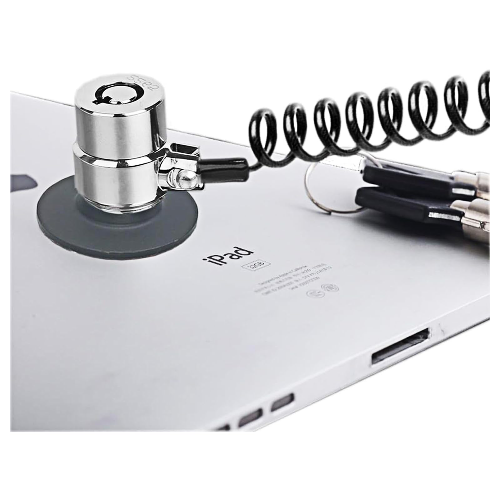 FOLAI Laptop Cable Lock Hardware Security Cable Lock Anti Theft Lock for iPad Tablet Laptop MacBook and All other Notebooks and Laptop with black anchor