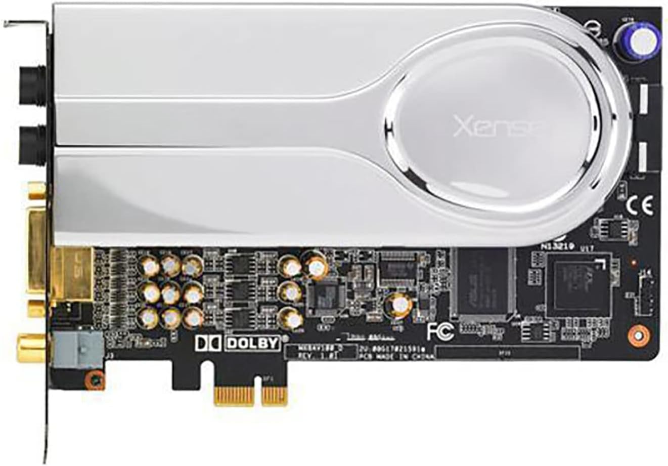 Tarjeta de Sonido InternaFit for ASUS XONAR XENSE 7.1 Canales 16 / 24Bit 44.1K / 48K / 96K / 192Khz Tarjeta de Sonido de Interfaz PCI Express X1, Probado Bien