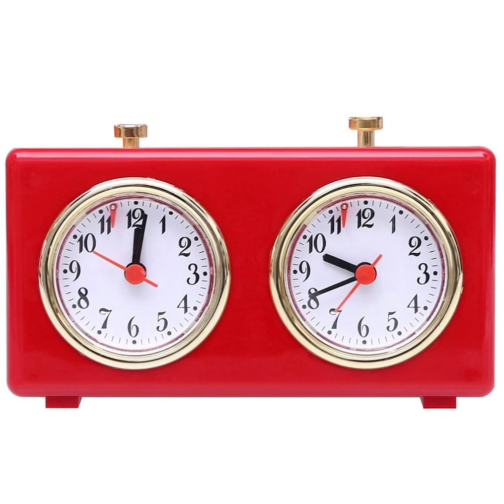 IJSDNVJNDX Mechanical for Chess Timer No Battery Needed Retractable Large Design Official for Chess Game Timer Clock