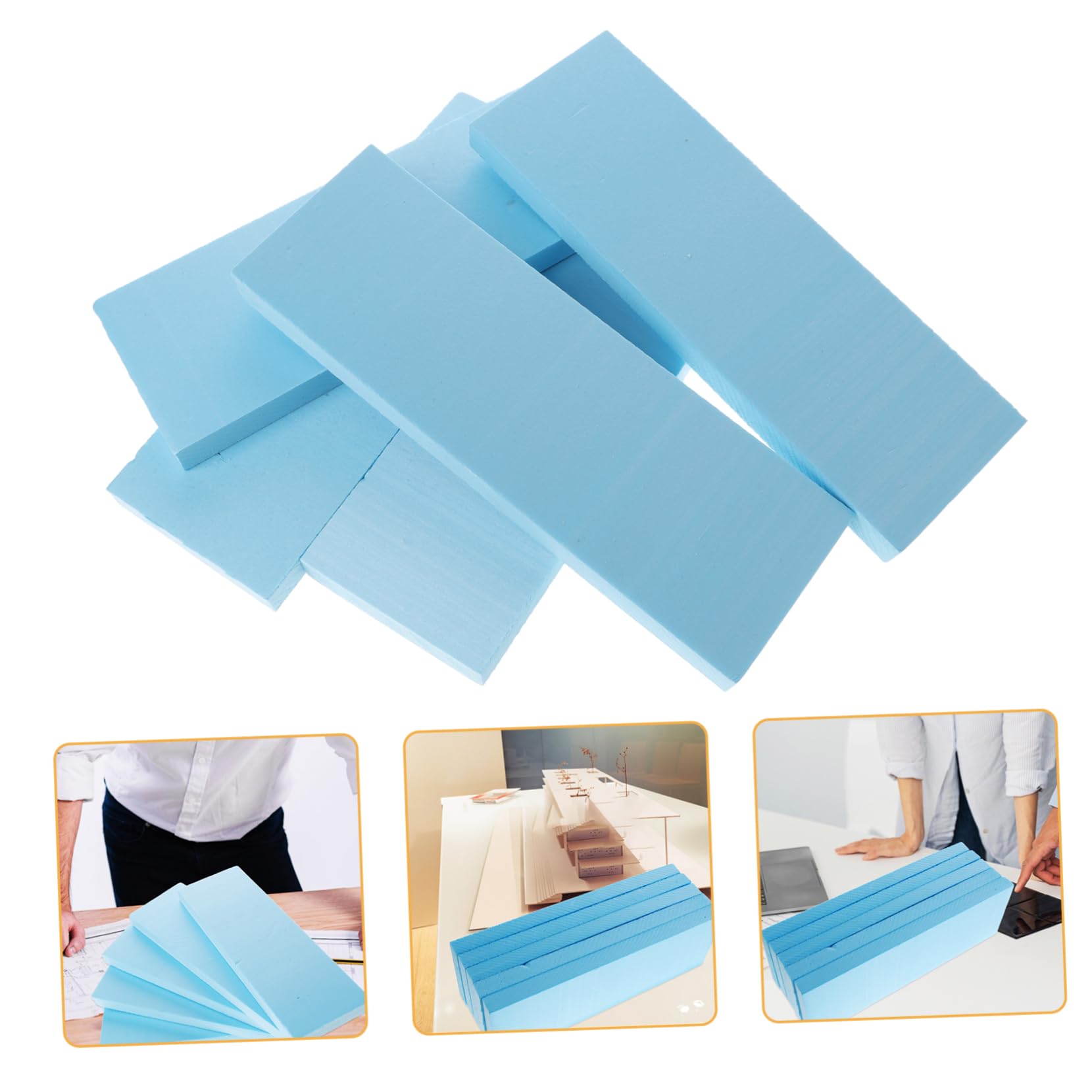 4 Uds Tablero De Espuma Para Manualidades Diorama Modelo De Espuma Material DIY Escena Modelo De Espuma Material Para Hacer Modelos Espuma Artesanal Azul
