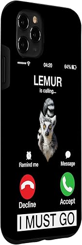 Miniatura 6 de Funda novedosa para iPhone 13 Pro Lemur Is Calling Funny Native Mamifs Pet Lovers