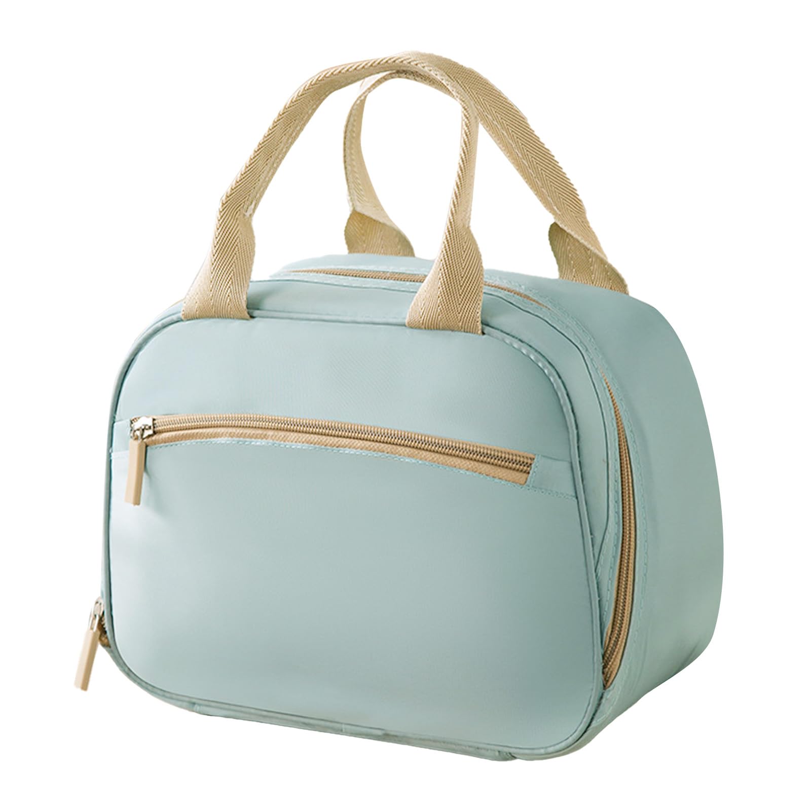 FOSDICK Sac Isotherme Repas Femme - Lunch Bag Portable 28x21x15cm Bleu - Idéal Bureau Et Études