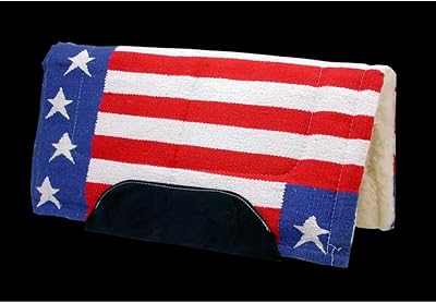 Tough 1 Stars and Stripes Saddle Pad 32 x 32 BRN